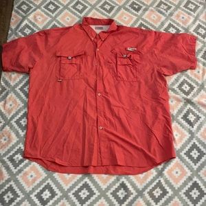 Men’s XXL Columbia PFG Salmon button down